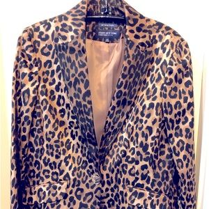Petite Jones New York Leopard Print Jacket